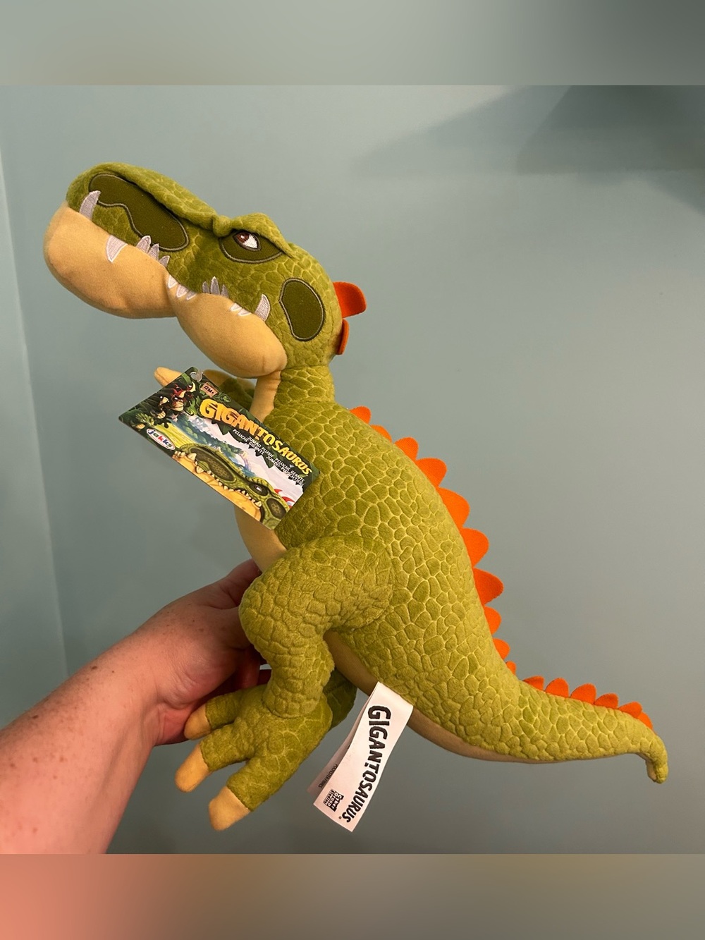 Gigantosaurus Plush Jakks Pacific Green Dinosaur T rex Cyber Group Studios 20”